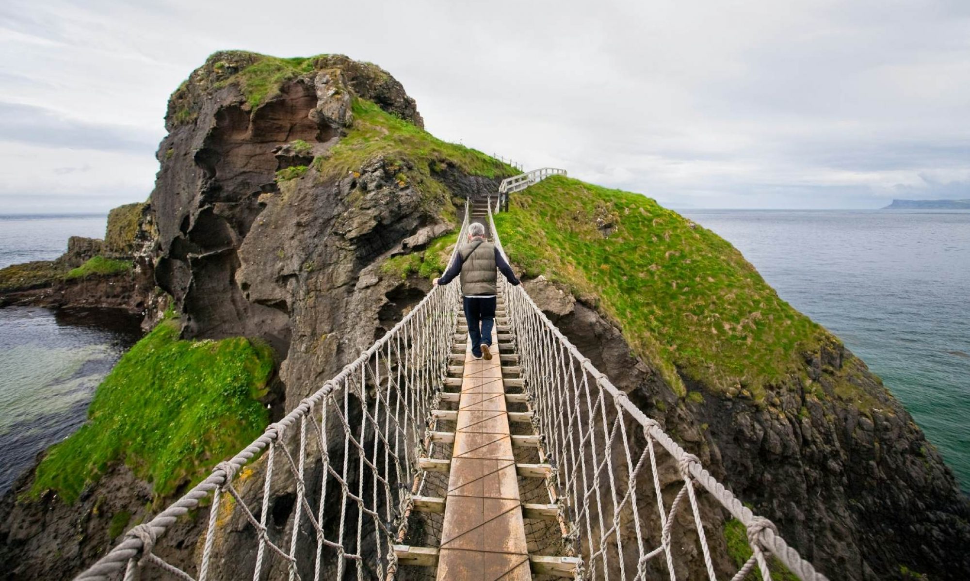 A Hidden Viewpoint of the Carrick-a-Rede Rope Bridge — Just for Our Guests